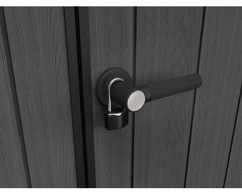 Ușă cu mâner și încuietoare pentru depozitare sigură