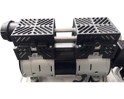 Imagine detaliată a unui compresor cu carcasă de protecție