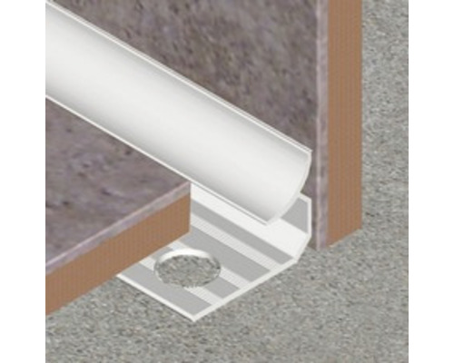 Profil din plastic pentru faianță, pentru pereți și podele