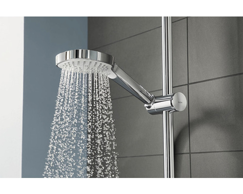 Set bară de duș cu cap de duș și jet de apă