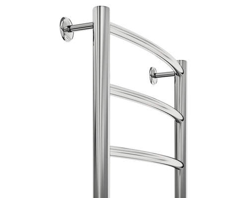 Radiator portprosop cromat pentru montare pe perete