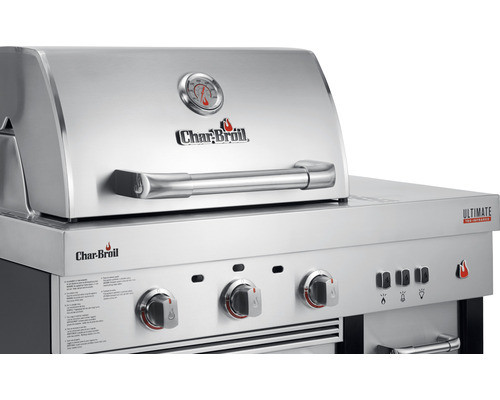 Grătar pe gaz Char Broil din oțel inoxidabil cu termometru