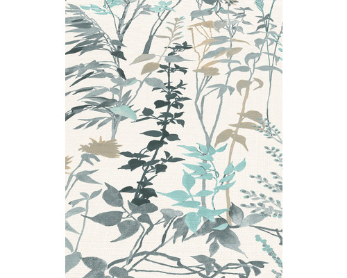 Material textil decorativ cu model floral pentru design interior