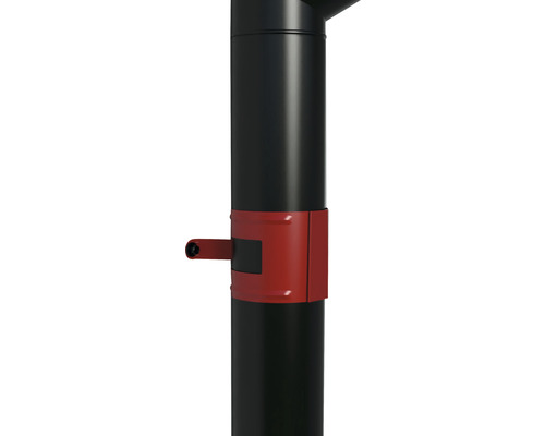 Coș de fum cu clapetă de reglare