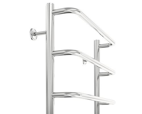 Uscător de prosoape metalic cu trei brațe