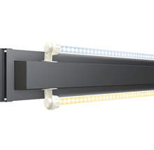 Acvariu Juwel Rio 240 cu iluminare LED, pompă, filtru, încălzitor, fără dulap inferior gri