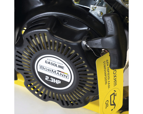 Imagine detaliată cu un motor pe benzină Bormann în 4 timpi, cu o putere de 2,3 CP