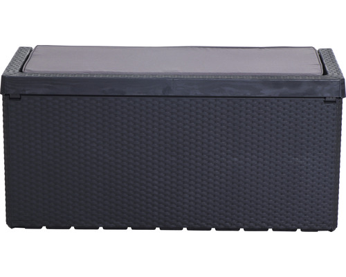 Ladă de grădină cu pernă de șezut