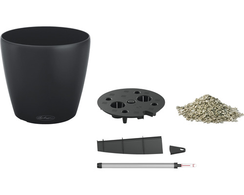 Ghiveci Lechuza Classico cu sistem de irigare și accesorii