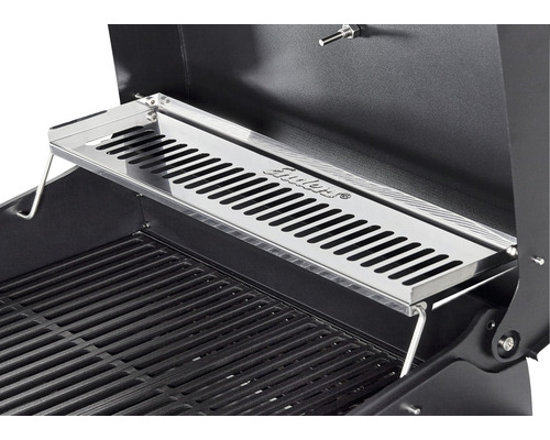 Grătar din oțel inoxidabil pentru menținerea căldurii pe un grătar