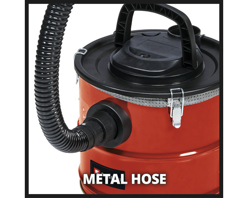 Aspirator Einhell cu recipient metalic și furtun