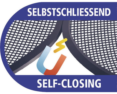 Simbol pentru plasă de țânțari cu autoînchidere