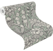 Rola de tapet cu model floral