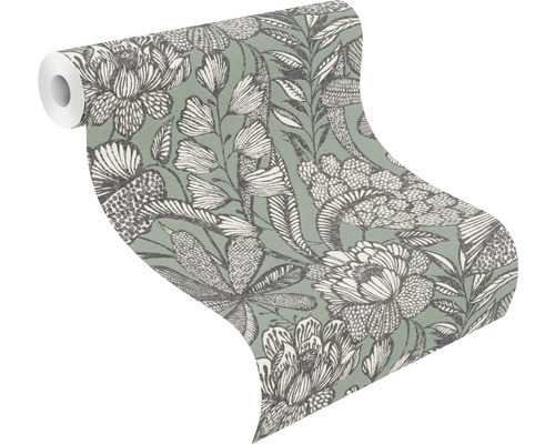 Rola de tapet cu model floral