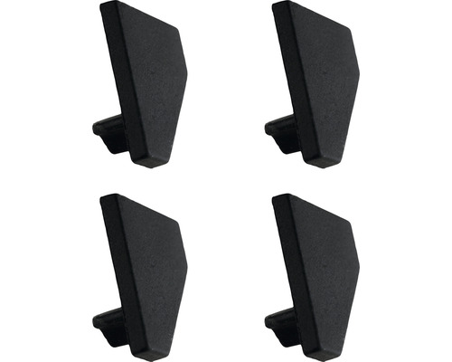 Patru butoni negri pentru mobilă