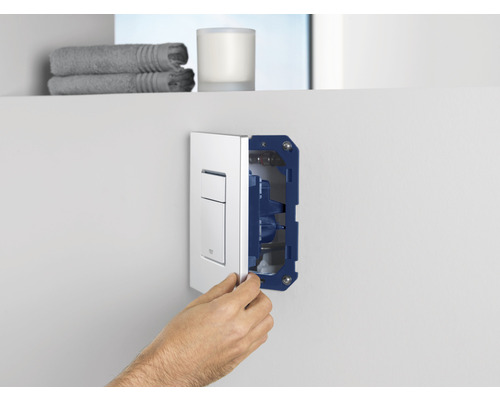 Instalare clapetă de acționare pentru WC.