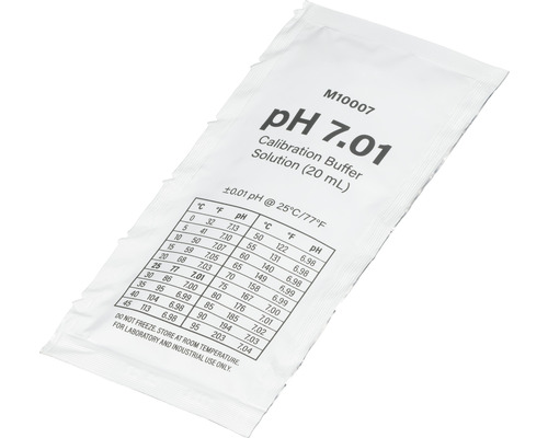 Soluție tampon de calibrare pH 7,01 într-un pachet