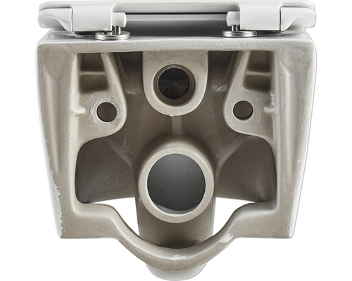 Partea inferioară a unui WC suspendat cu capac