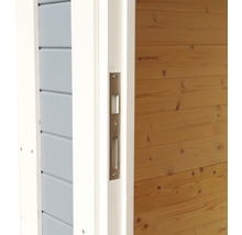 Căsuță de gradină Bertilo Pentus 1 cu podea 246x143 cm natur