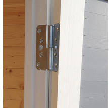 Căsuță de gradină Bertilo Pentus 1 cu podea 246x143 cm natur
