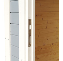 Căsuță de gradină Bertilo Man Cave Pentus 3L cu podea 581x265 cm natur