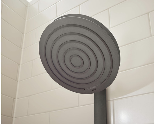 Cap de duș cu caneluri concentrice