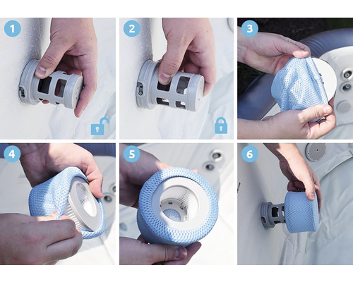 Ghid pas cu pas pentru înlocuirea unui cartuș de filtru într-o cadă cu hidromasaj