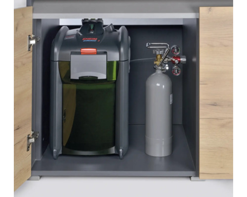 Dulap pentru acvariu cu filtru extern și sistem de CO2