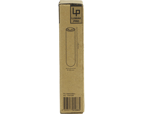 Ambalaj Lumak Pro cu dimensiunile produsului.