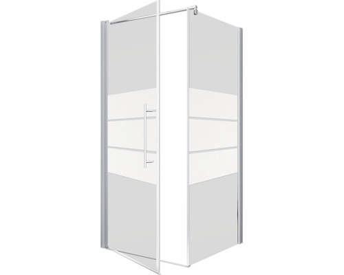 Cabină de duș cu ușă și mâner