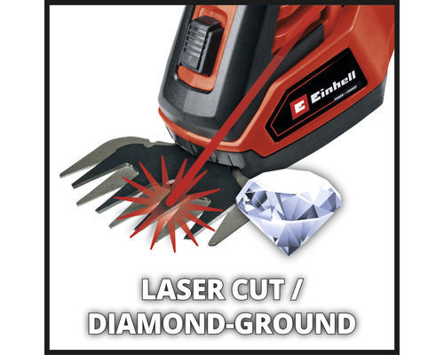 Imagine simbol pentru tăiere cu laser și șlefuire cu diamant pentru o foarfecă de gard viu