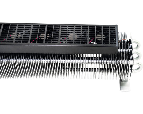 Radiator cu radiator și ventilator