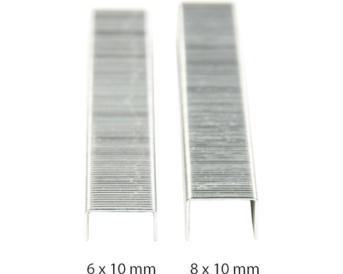 Două dimensiuni diferite de capse: 6 x 10 milimetri și 8 x 10 milimetri