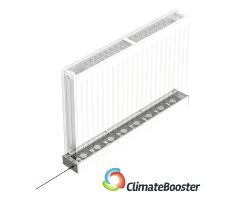 Amplificator radiator cu ventilator pentru creșterea puterii de încălzire