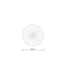 Grilaj circular cu un diametru de 60 cm.