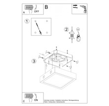 Instrucțiuni de montaj pentru o plafonieră cu instrucțiuni pas cu pas