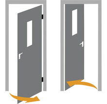Foaie de ușă Classen frasin alb N1 MDF 203,5x64,4 cm dreapta-thumb-4