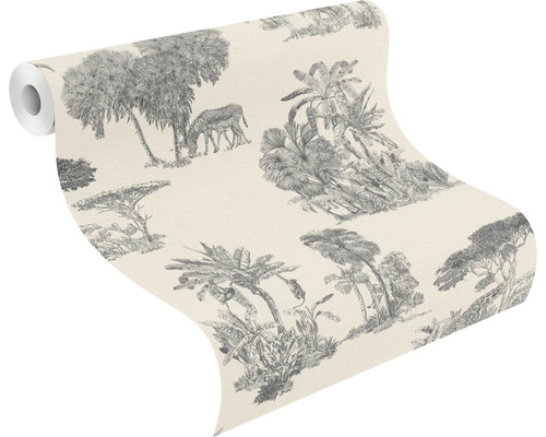 Rola de tapet cu motiv de junglă