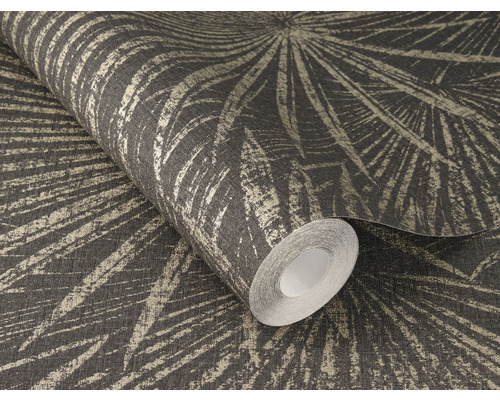 Rola de tapet cu model abstract de frunze