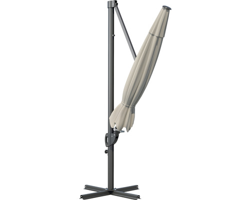 Umbrelă de soare închisă pe suport