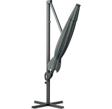 Umbrelă suspendată Soluna Avignon 300x300 cm 220 g/m² gri închis-thumb-5 Umbrelă suspendată Soluna Avignon 300x300 cm 220 g/m² gri închis-thumb-5