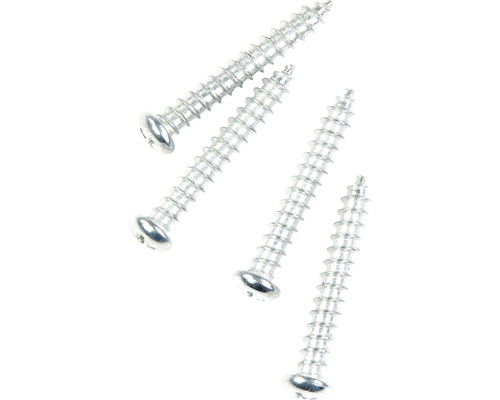 Patru șuruburi cu cap bombat din metal