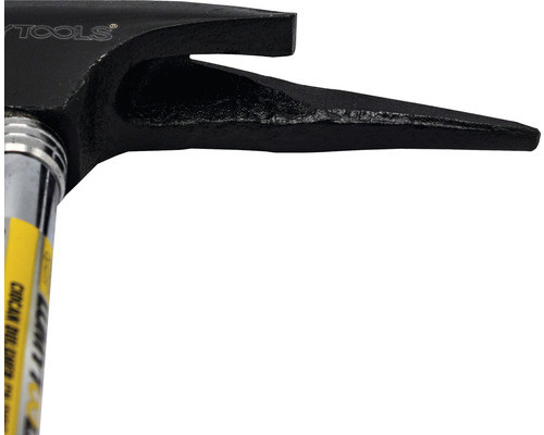 Ciocan de caroserie cu cap negru și mâner galben