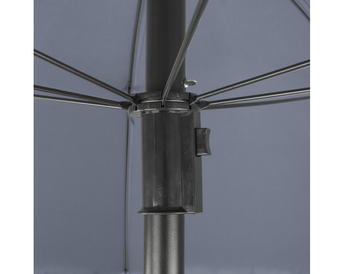 Imagine detaliată a unei umbrele de soare cu glisor pentru operare ușoară