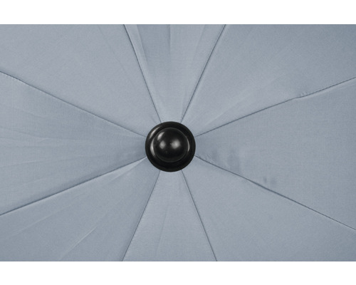 Vedere de jos a unei umbrele de soare deschise