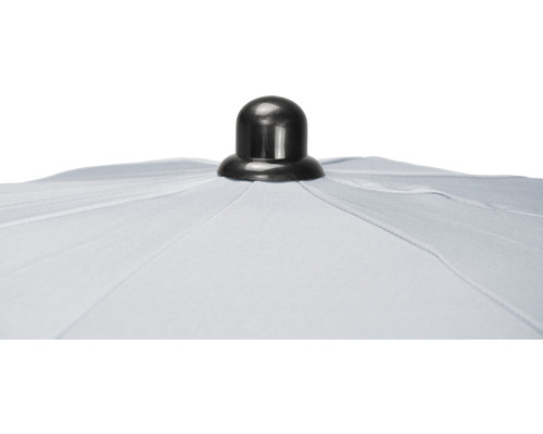 Imagine detaliată cu o umbrelă de soare cu vârf negru