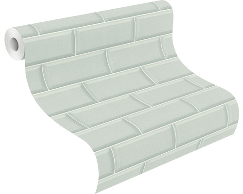 Rola de tapet cu model de faianță