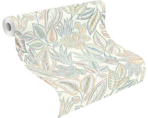 Rola de tapet cu model de frunze