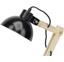 Lampă de birou Moda E27 max. 1x25W, lemn/negru