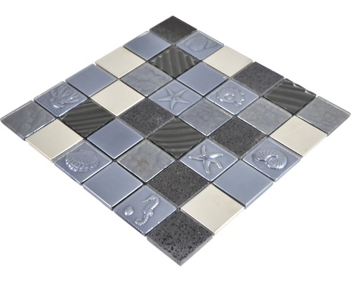 Placă de mozaic cu motive marine pentru placarea pereților și a podelelor